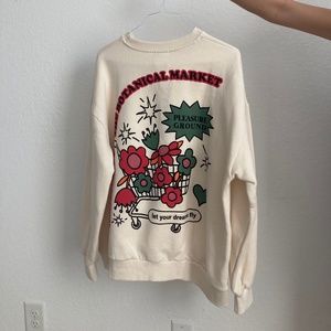 Botanical Market Oversized Sweatshirt